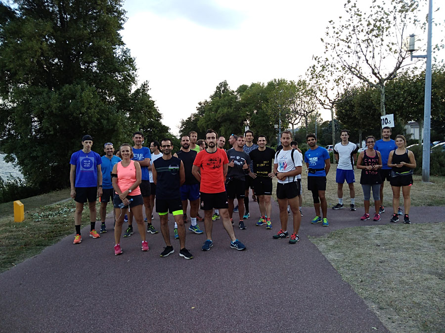 Sortie running du mercredi 12/09/2018 avec lancement de l'association 