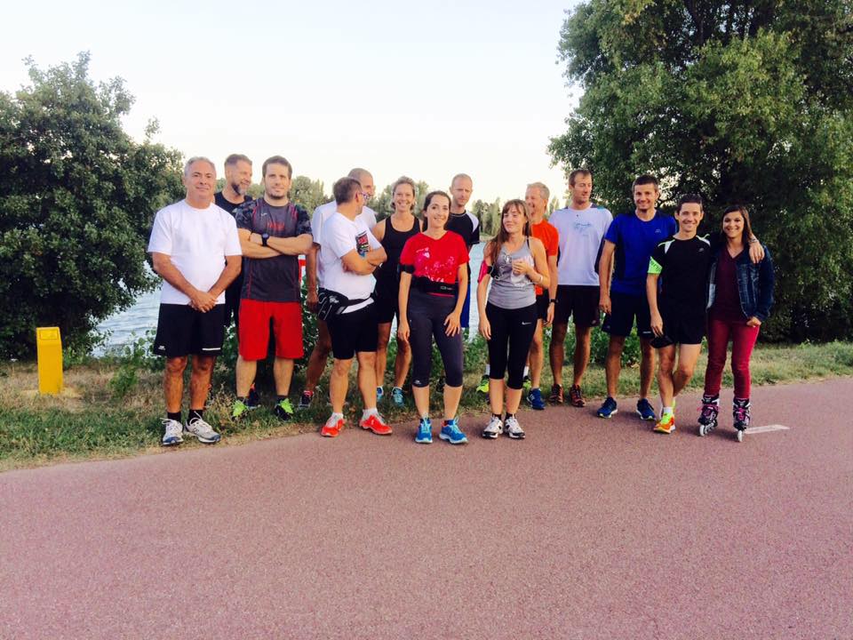 Sortie du groupe Courir à Valence