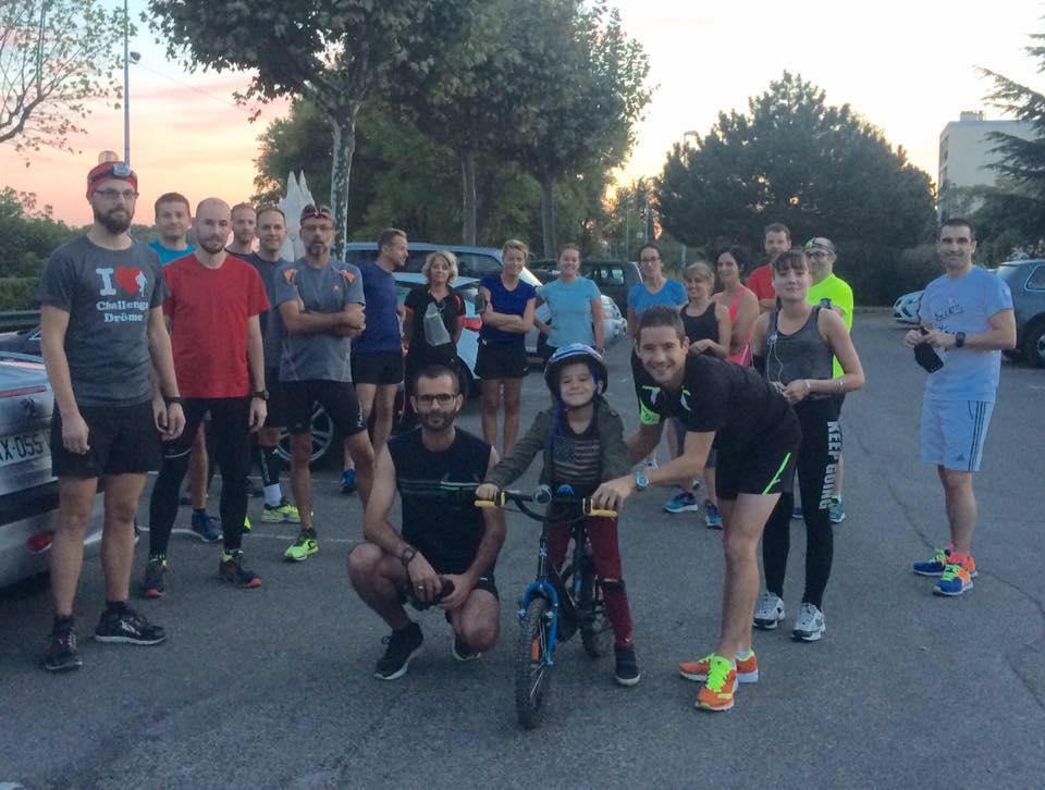 Sortie du groupe Courir à Valence